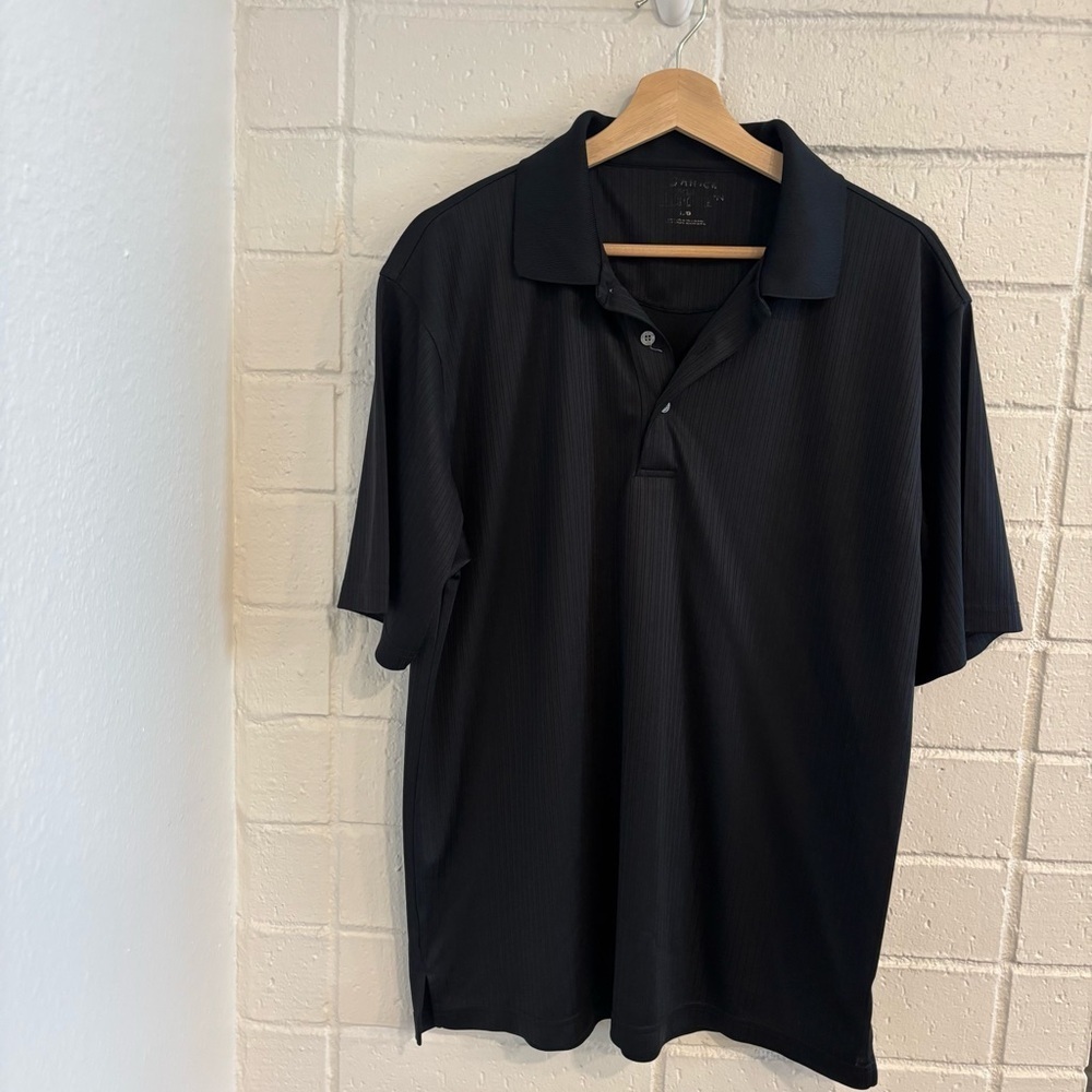 PGA Tour black polo shirt